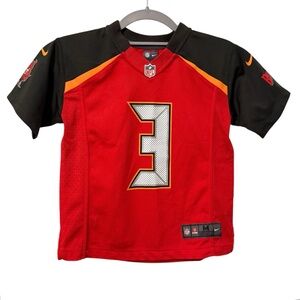 Nike‎ NFL Jameis Winston Bucs Short Sleeve Jersey Red Kids YOUTH M Size 5/6